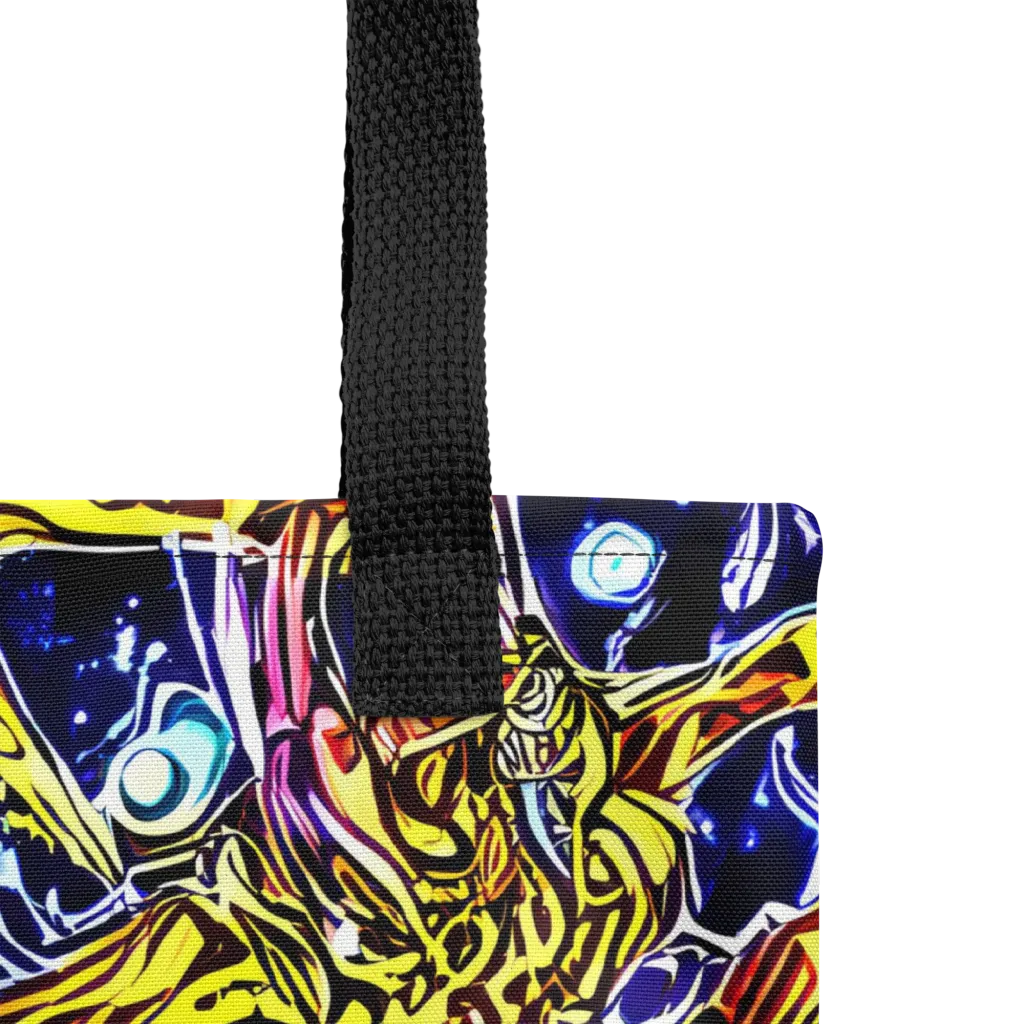Blue Fire Orbit on Tote Bag — Product details