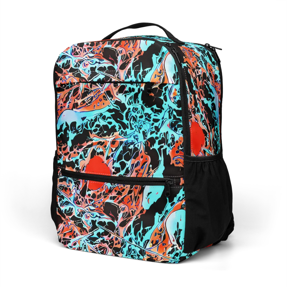 Liquid Mayhem on Utility Backpack — Left Front