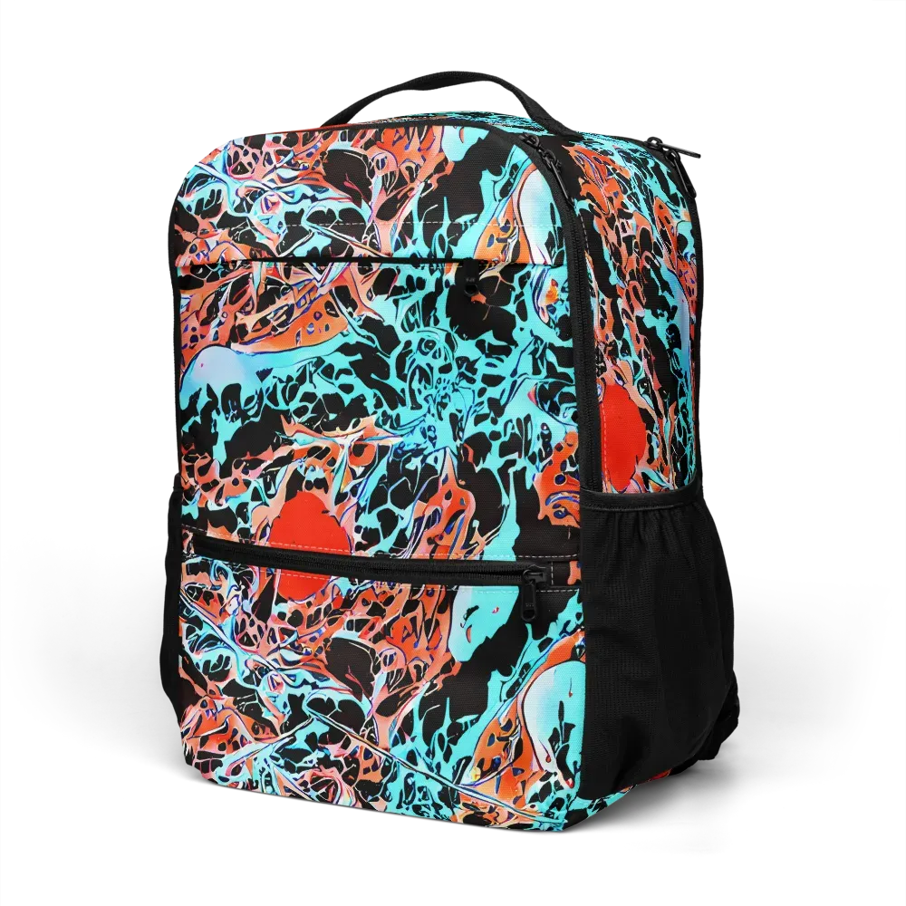 Liquid Mayhem on Utility Backpack — Left Front