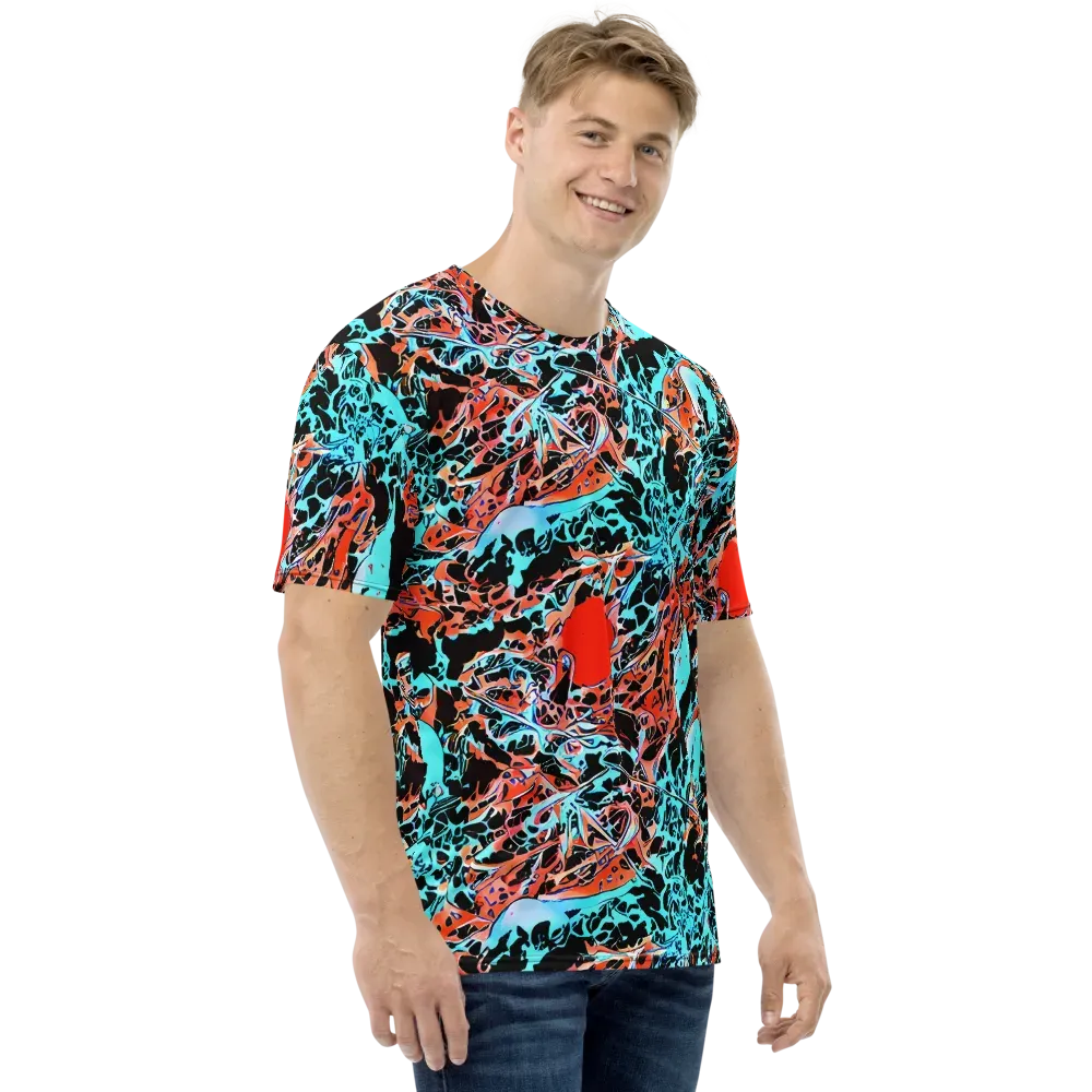 Liquid Mayhem on Men's Crew Neck T-Shirt — Right
