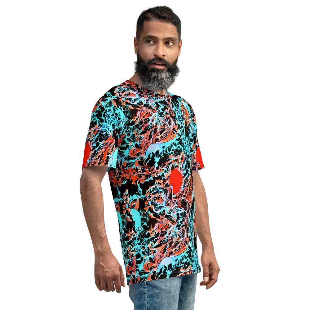 Liquid Mayhem on Men's Crew Neck T-Shirt — Right