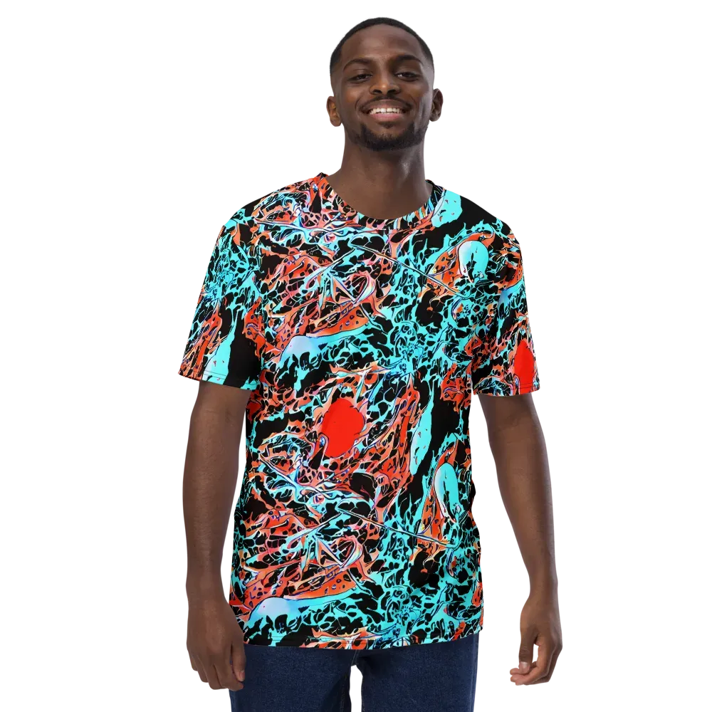 Liquid Mayhem on Men's Crew Neck T-Shirt — Front