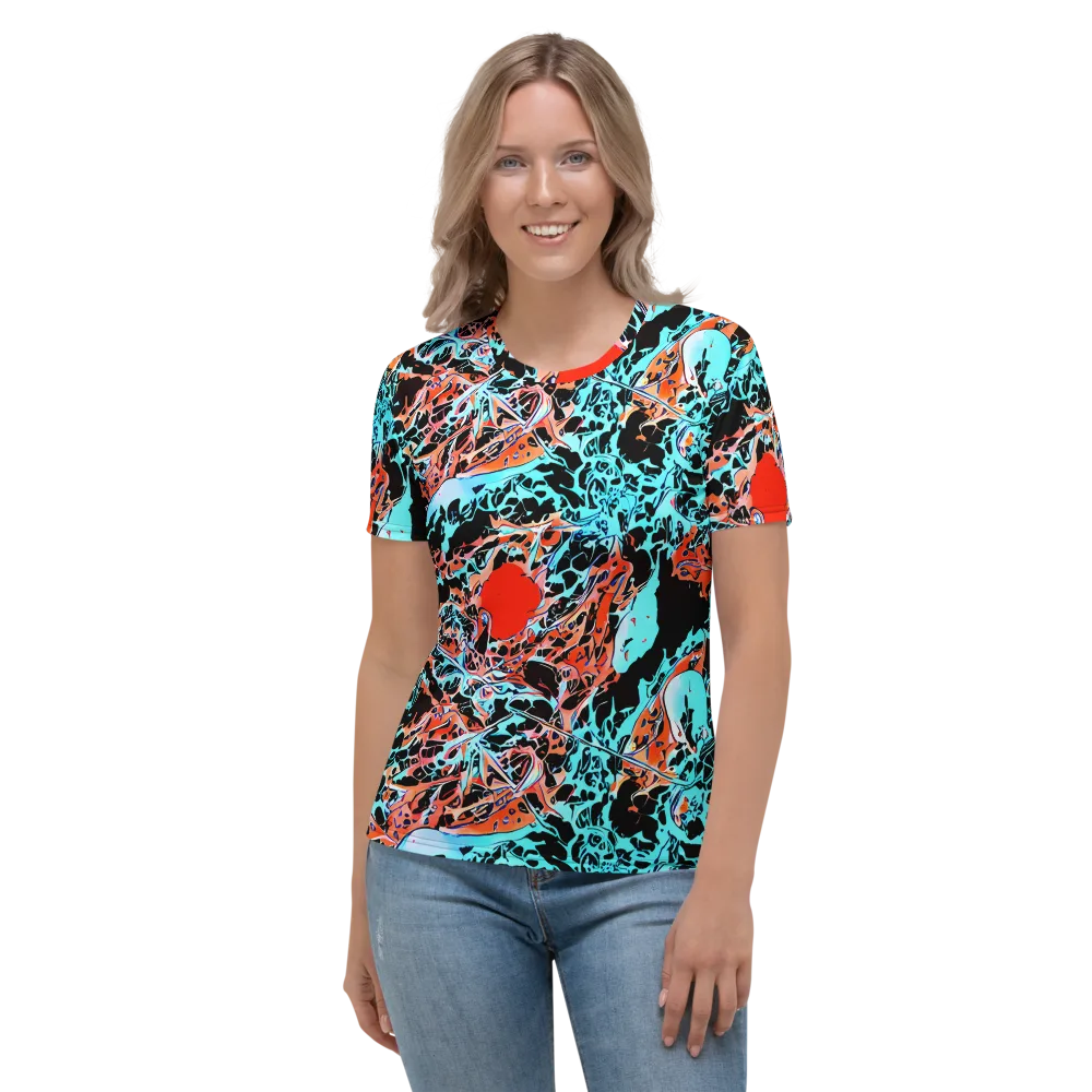 Liquid Mayhem on Women's Crew Neck T-Shirt — Front