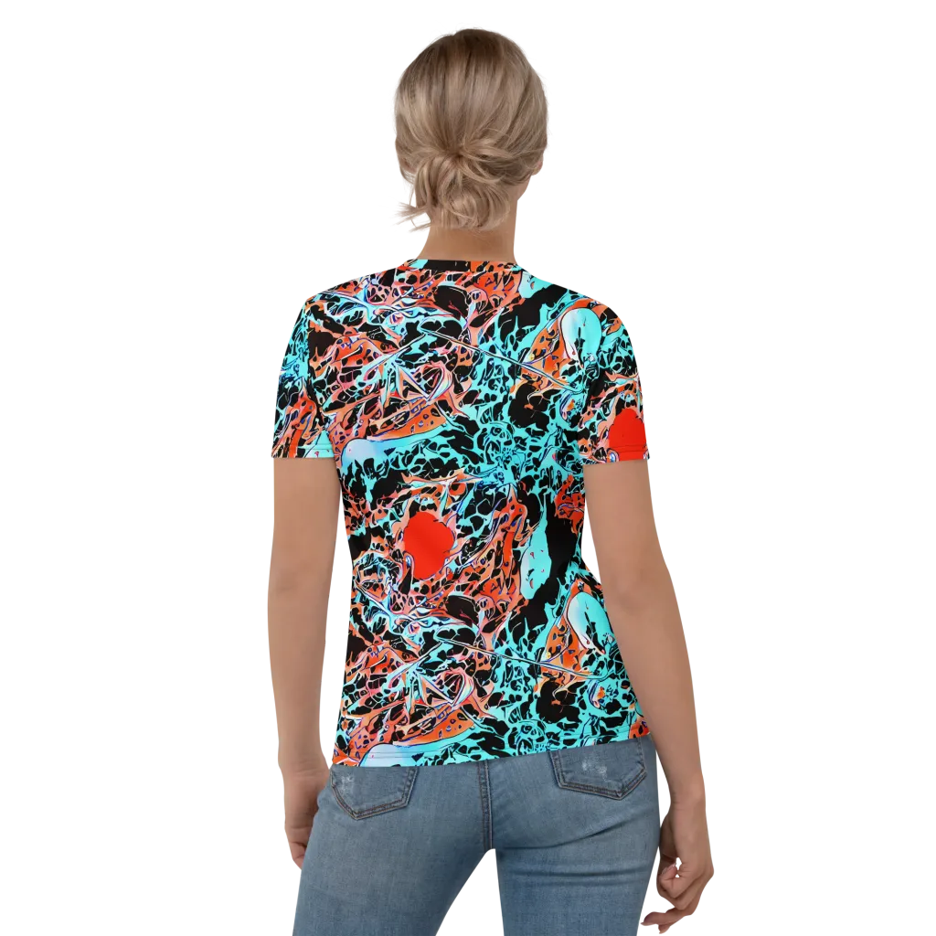 Liquid Mayhem on Women's Crew Neck T-Shirt — Back