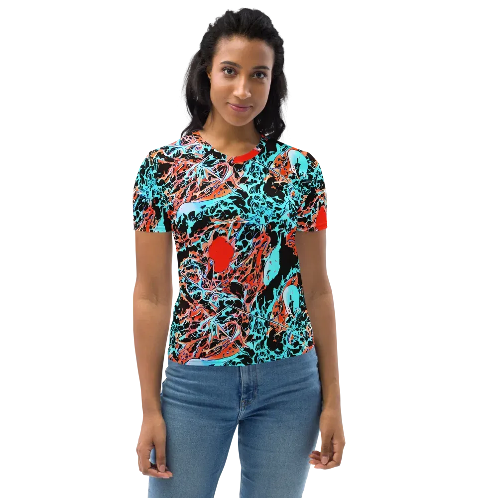 Liquid Mayhem on Women's Crew Neck T-Shirt — Front
