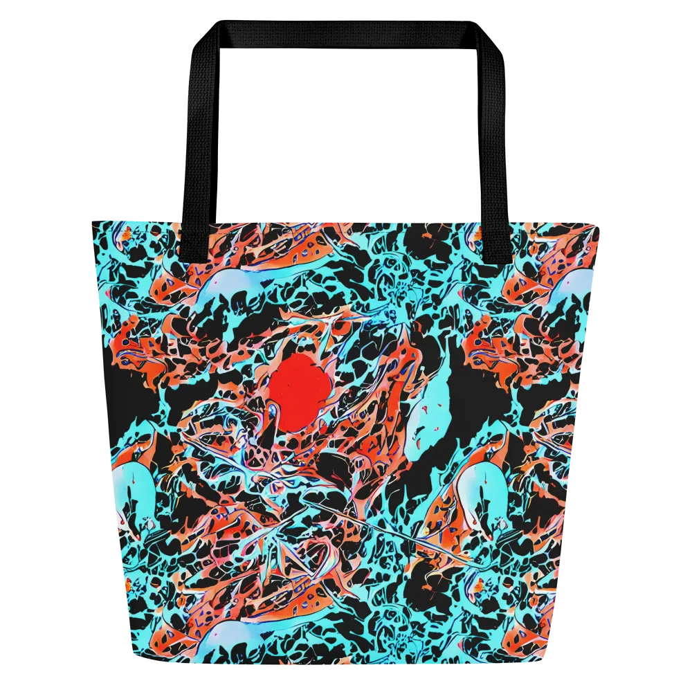 Liquid Mayhem on Large Tote Bag W/ Pocket — Front