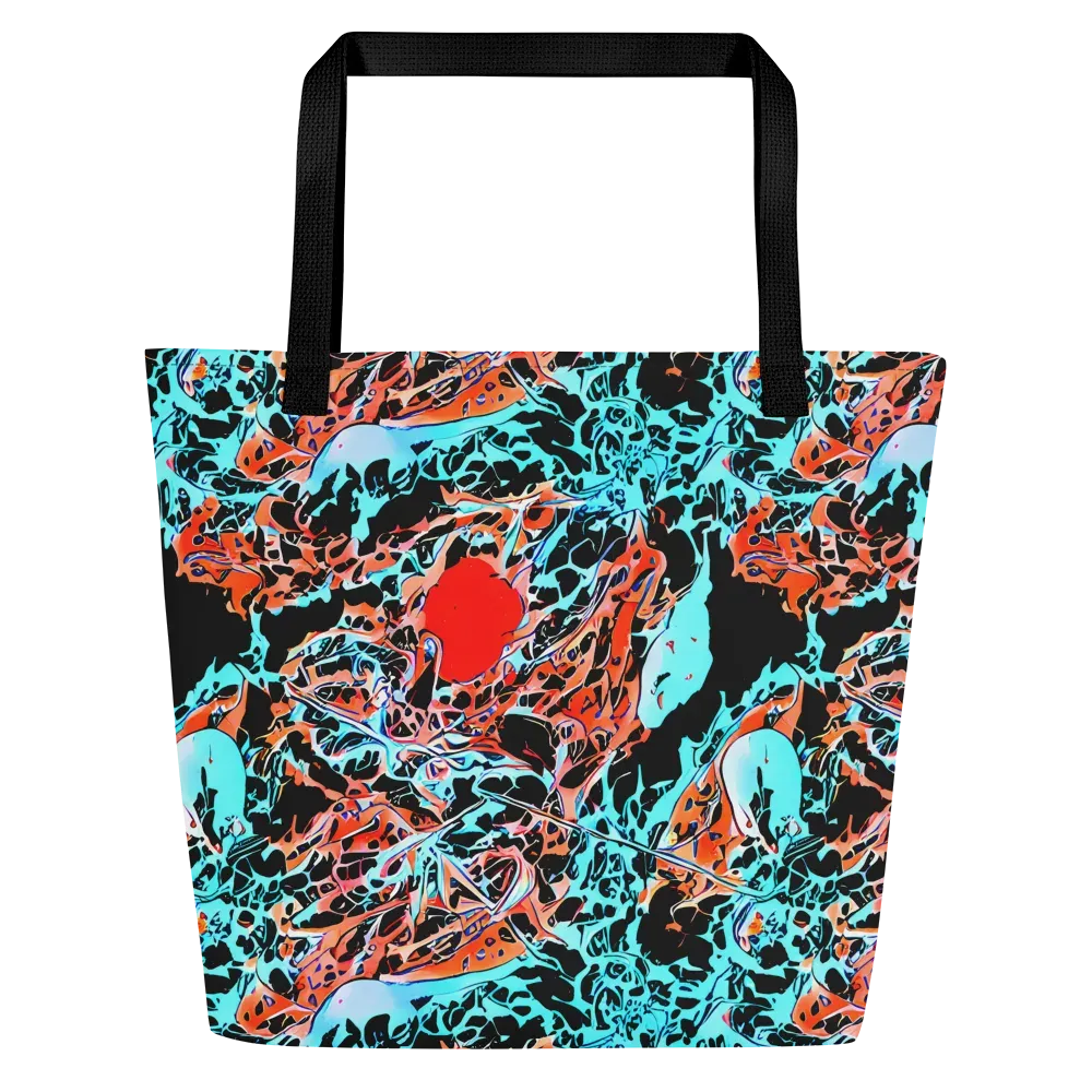 Liquid Mayhem on Large Tote Bag W/ Pocket — Front