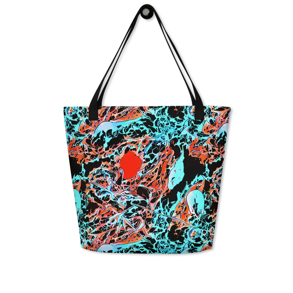 Liquid Mayhem on Large Tote Bag W/ Pocket — Front