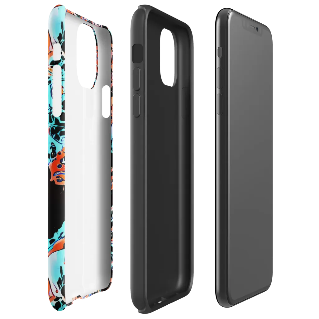 Liquid Mayhem on Tough Case for iPhone® — Right