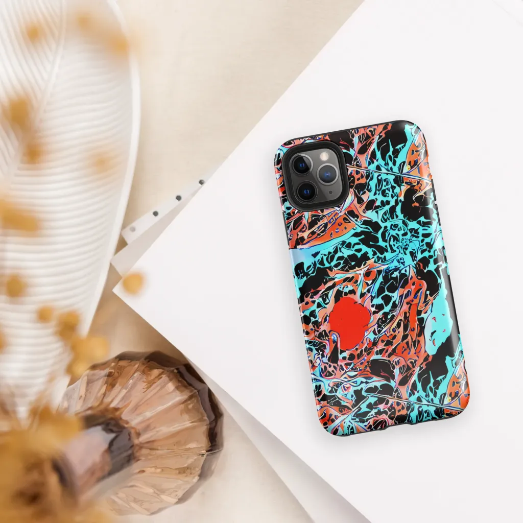 Liquid Mayhem on Tough Case for iPhone® — Front