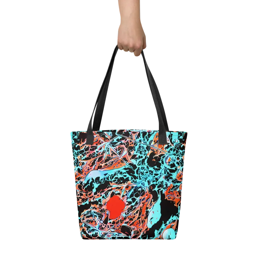 Liquid Mayhem on Tote Bag — Front