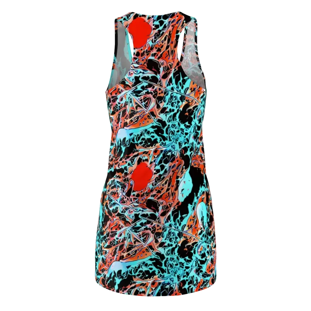 Liquid Mayhem on Racerback Dress — Back
