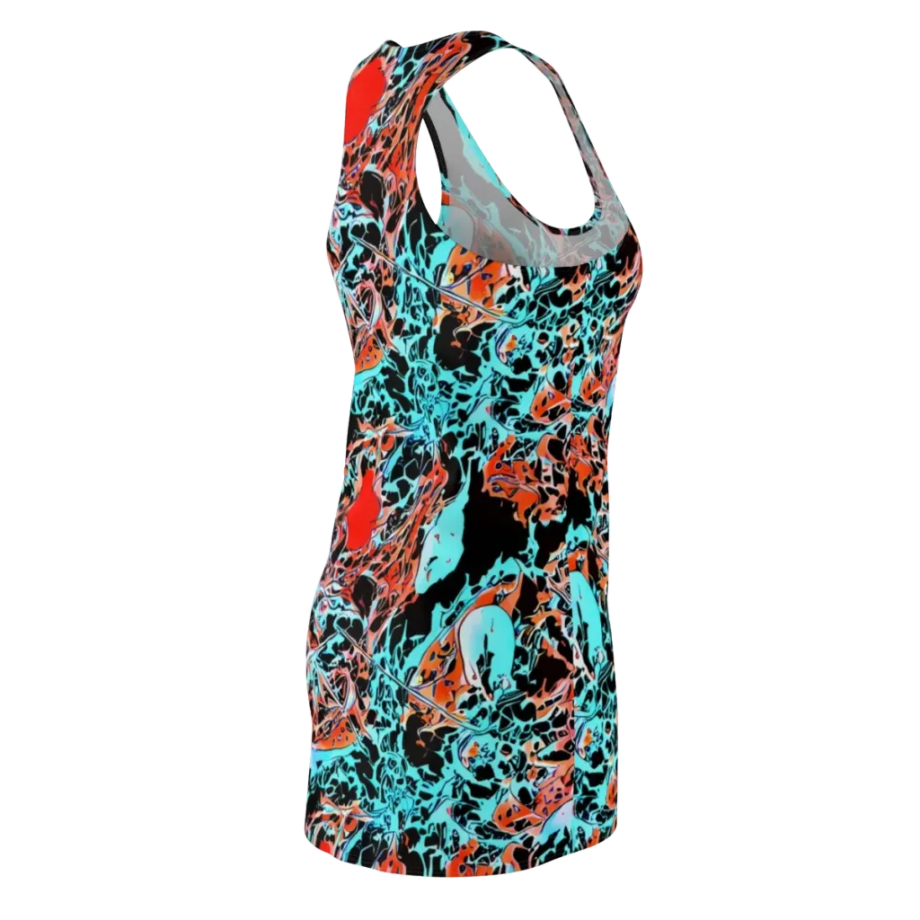 Liquid Mayhem on Racerback Dress — Back Side