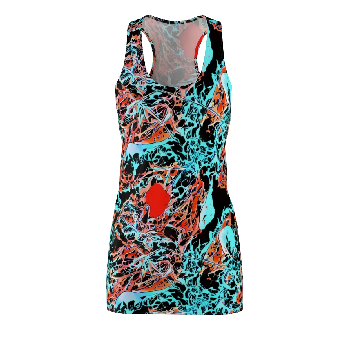 Liquid Mayhem on Racerback Dress — Front