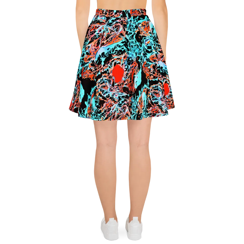 Liquid Mayhem on Skater Skirt — Back
