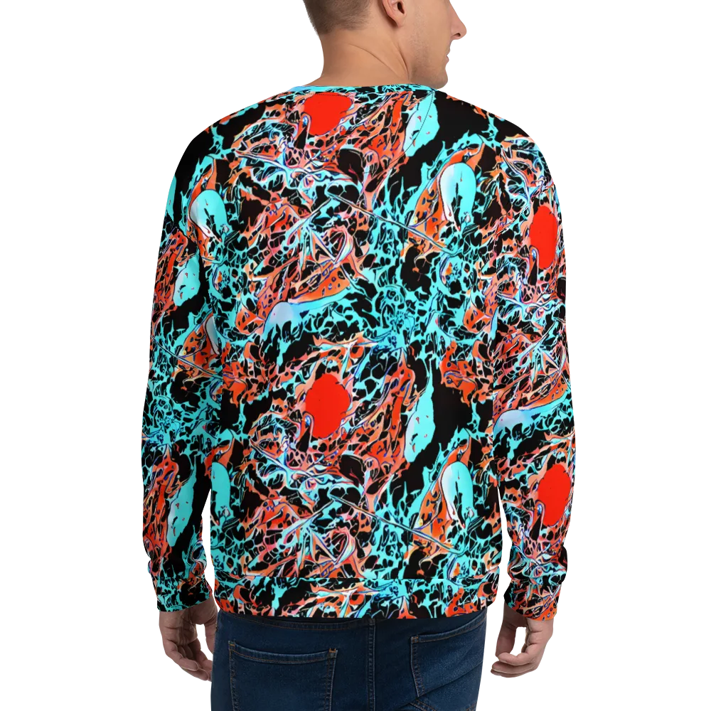 Liquid Mayhem on Sweatshirt — Back