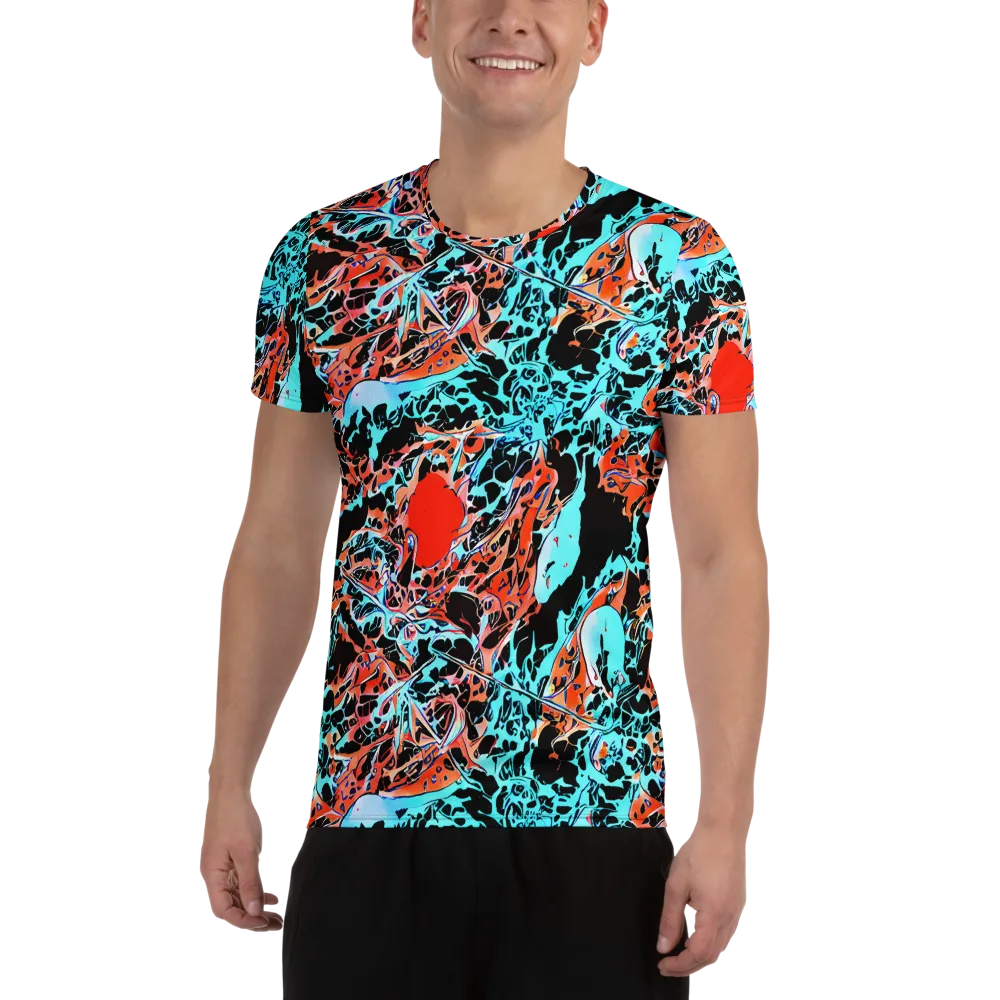 Liquid Mayhem on Men's Athletic T-Shirt — Front
