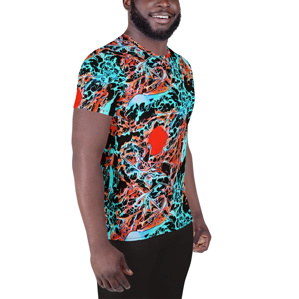 Liquid Mayhem on Men's Athletic T-Shirt — Right