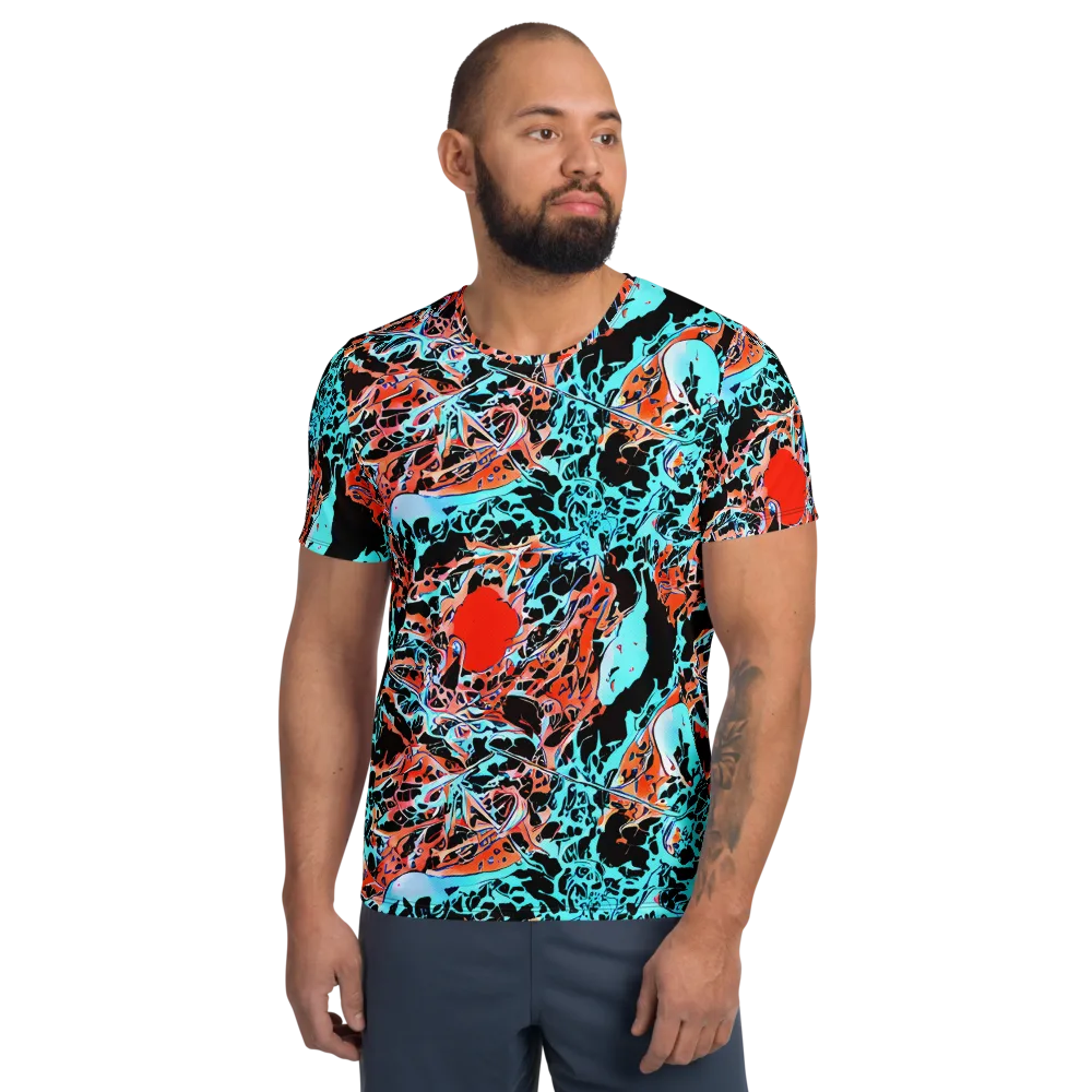 Liquid Mayhem on Men's Athletic T-Shirt — Front