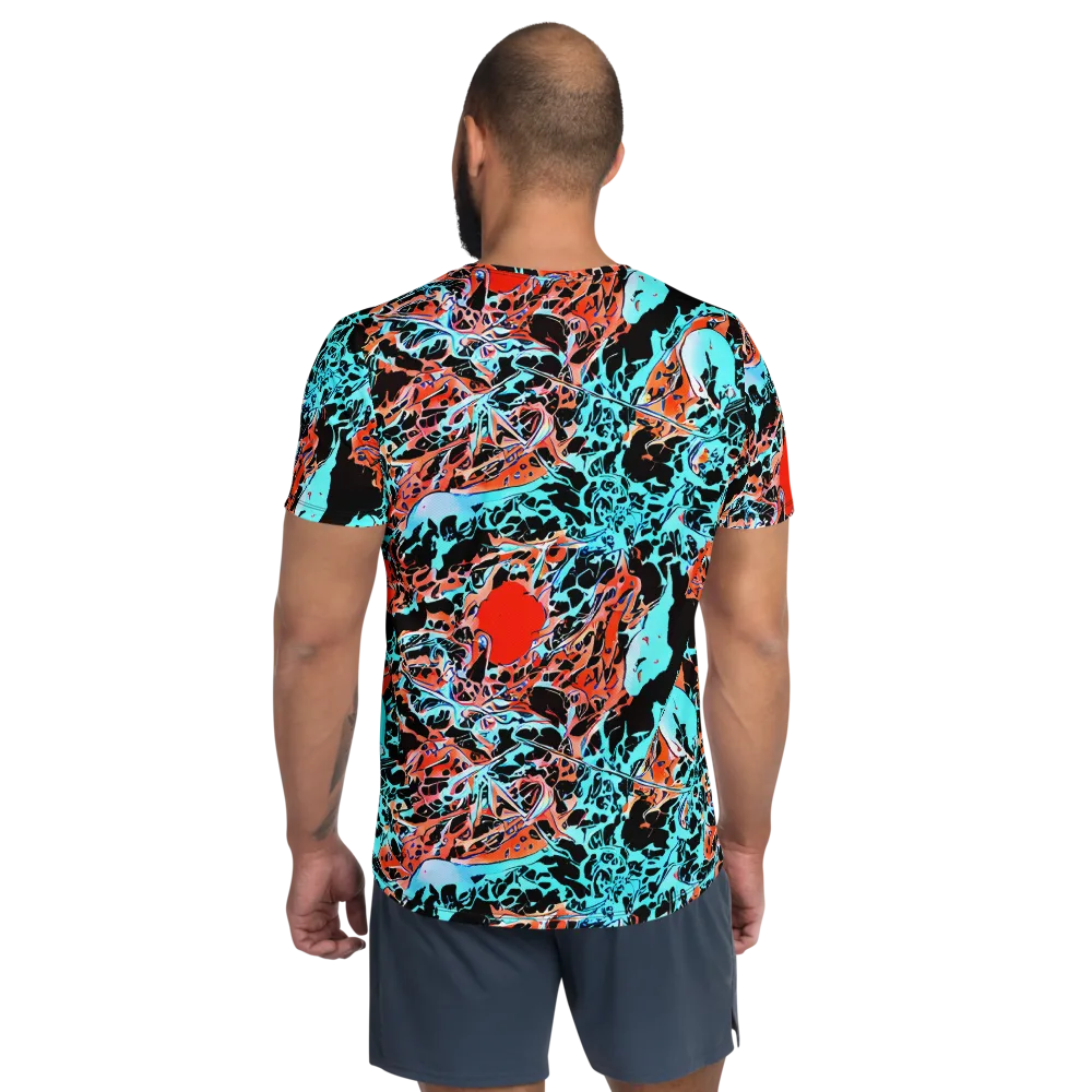 Liquid Mayhem on Men's Athletic T-Shirt — Back