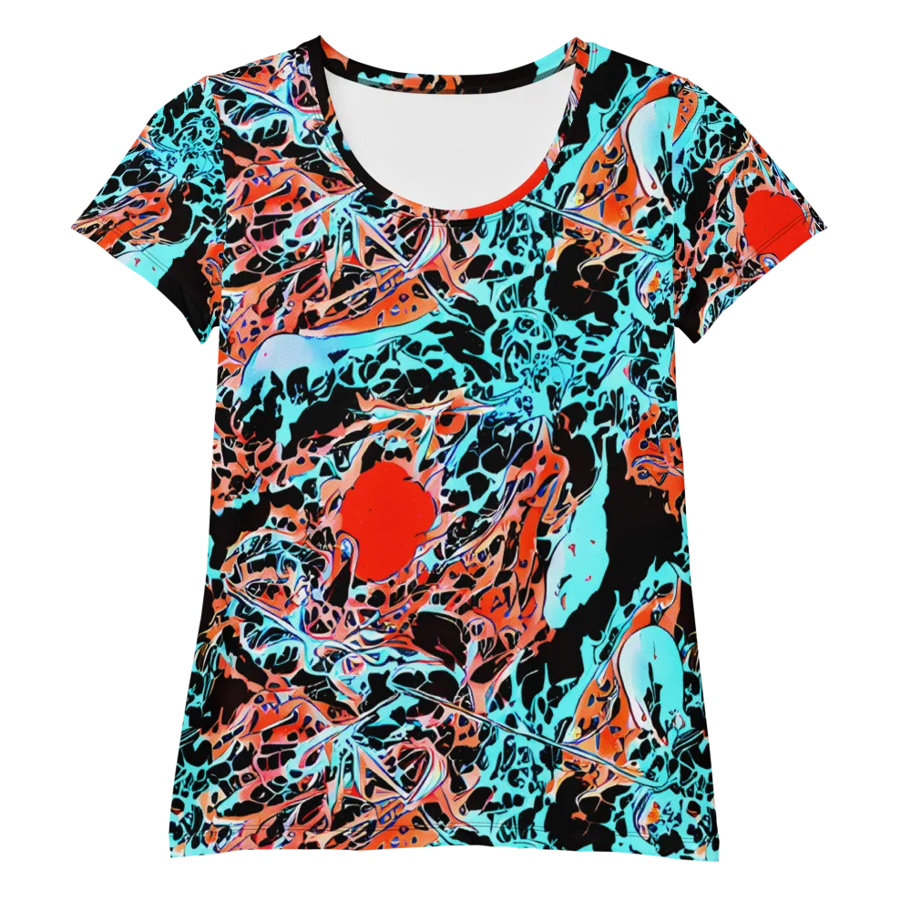 Liquid Mayhem on Women's Athletic T-Shirt — Front