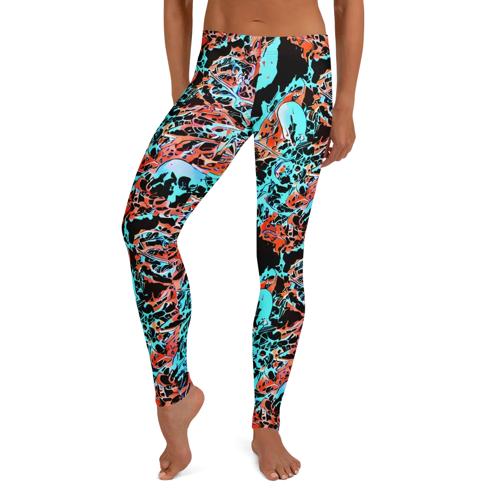Liquid Mayhem on Leggings — Front