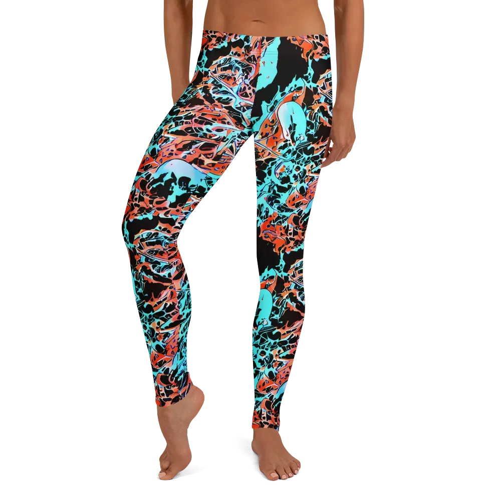 Liquid Mayhem on Leggings — Front