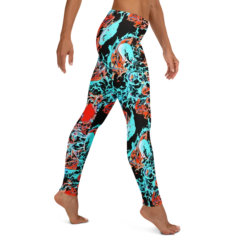 Liquid Mayhem on Leggings — Right