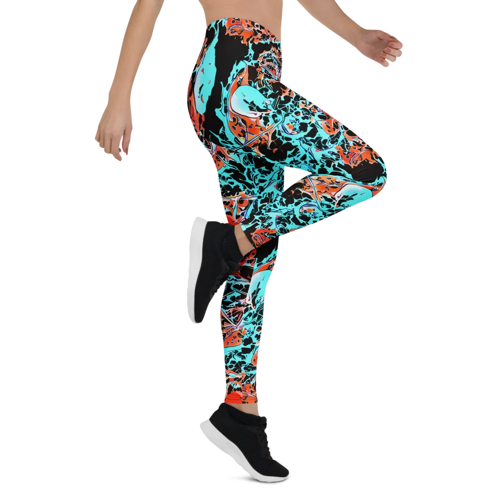 Liquid Mayhem on Leggings — Right