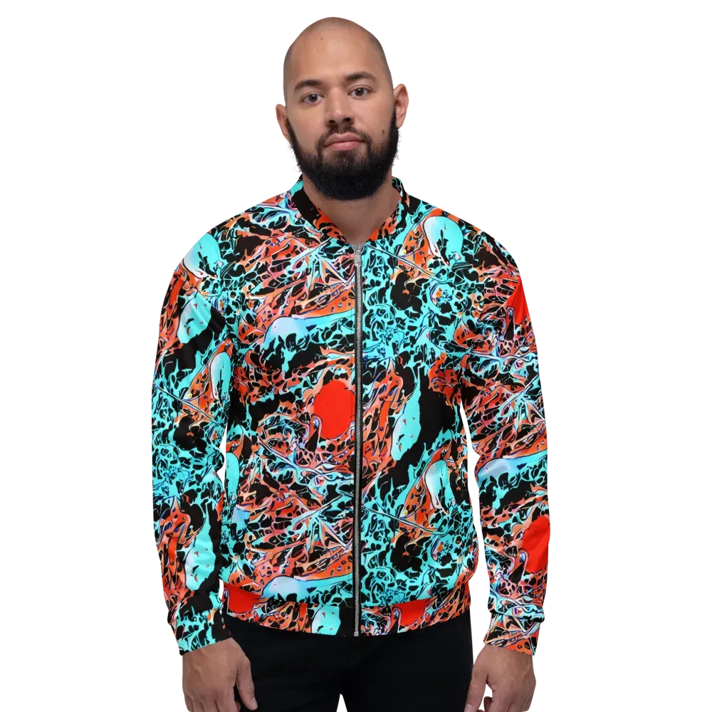 Liquid Mayhem on Bomber Jacket — Front