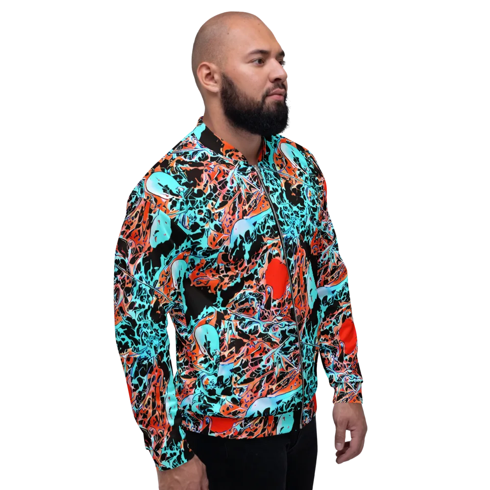 Liquid Mayhem on Bomber Jacket — Right