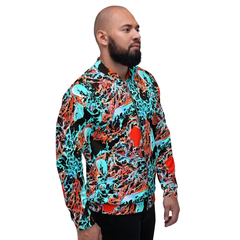 Liquid Mayhem on Bomber Jacket — Right