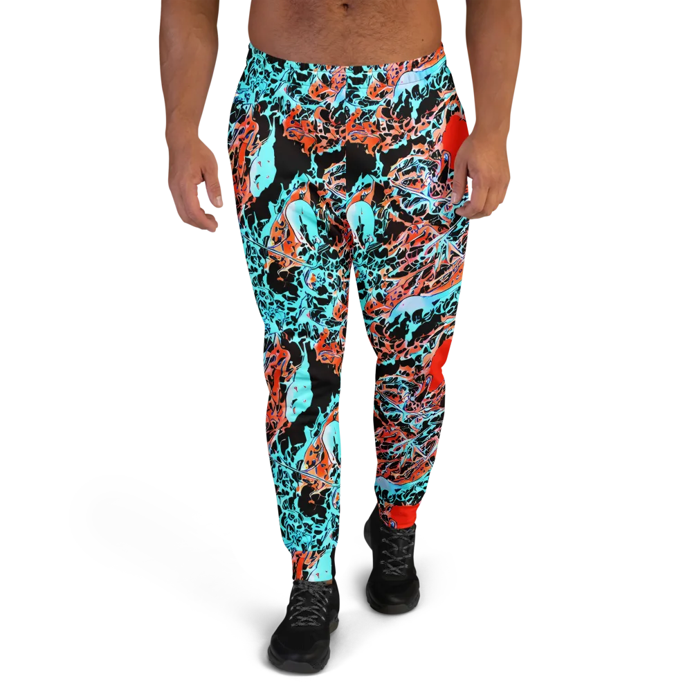 Liquid Mayhem on Men's Joggers — Front
