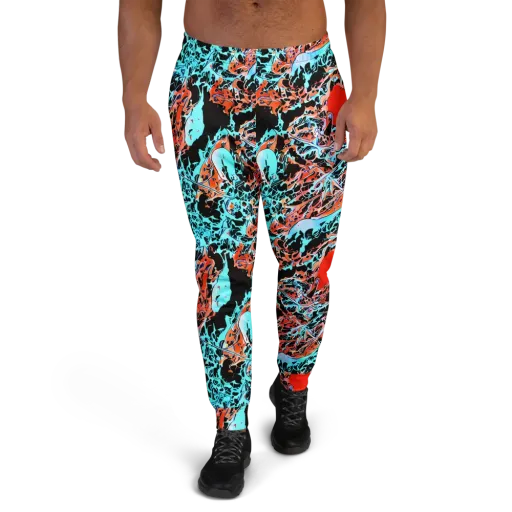 Liquid Mayhem on a Men's Joggers