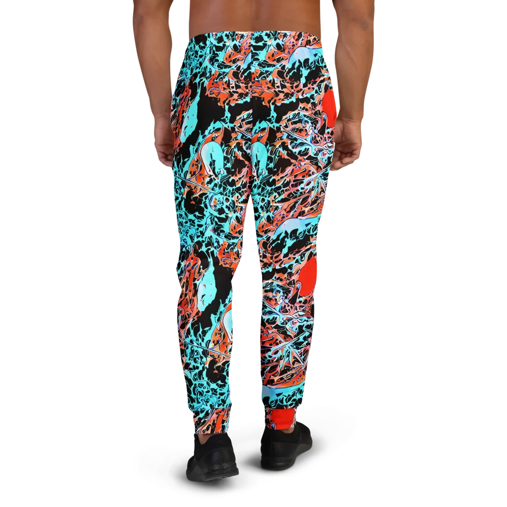 Liquid Mayhem on Men's Joggers — Back