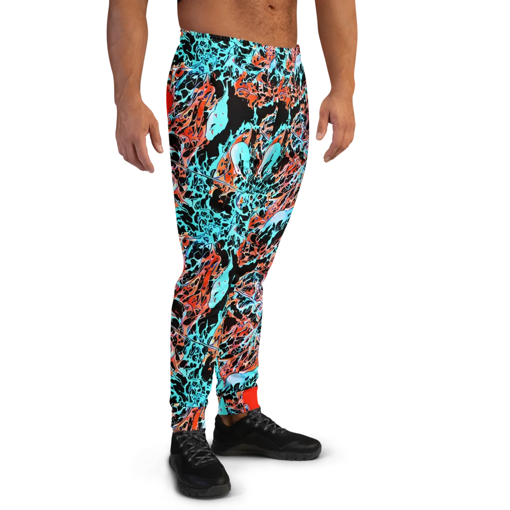 Liquid Mayhem on Men's Joggers — Right