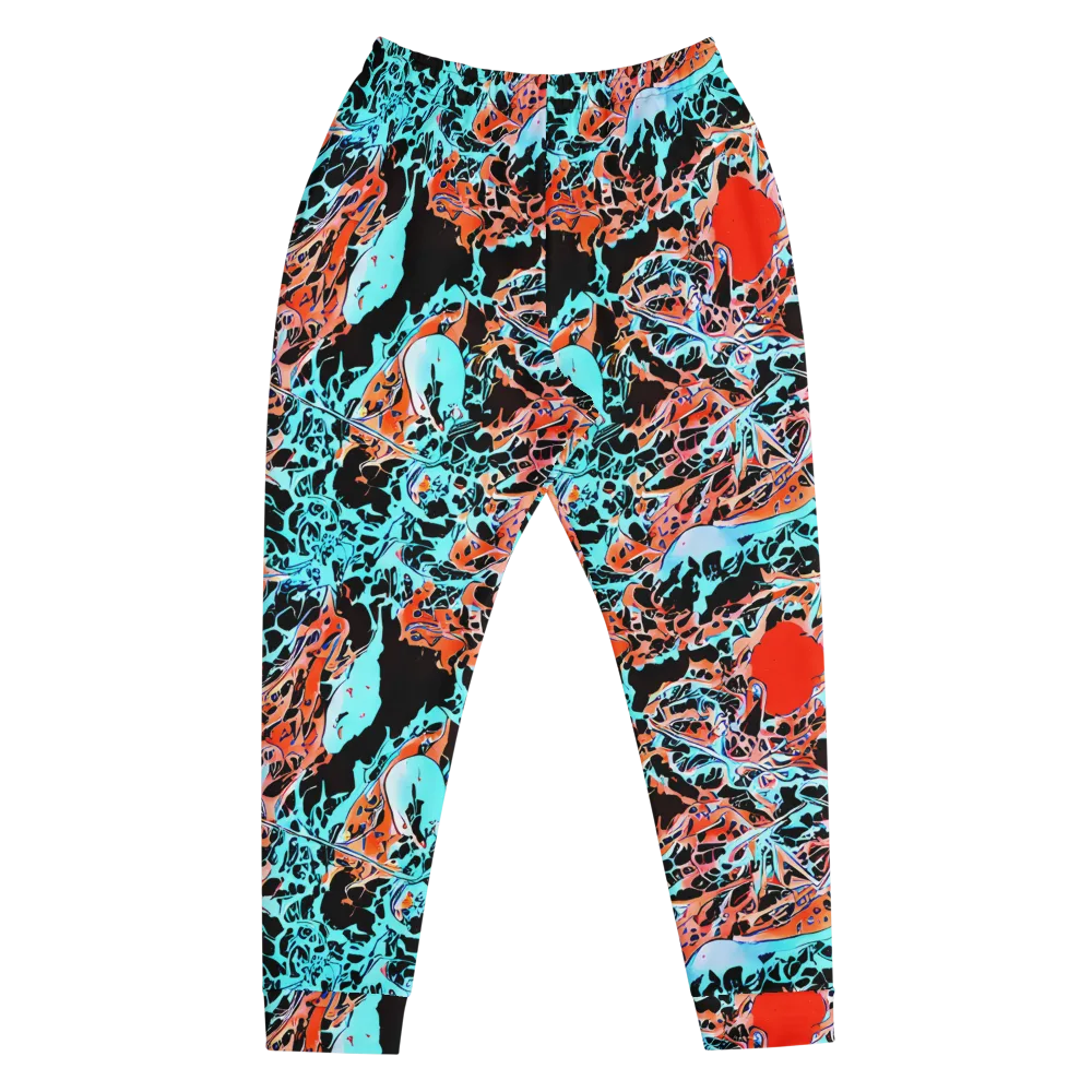 Liquid Mayhem on Men's Joggers — Front