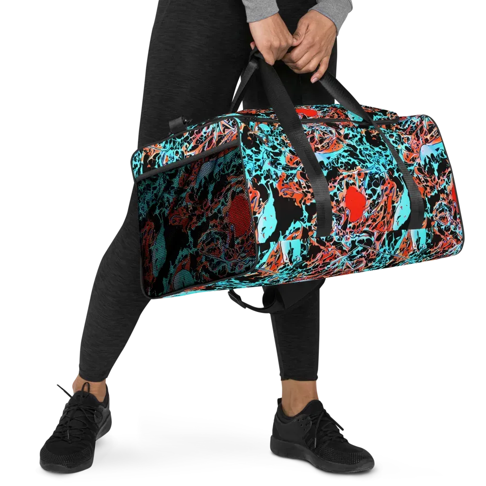 Liquid Mayhem on Duffle Bag — Right Front