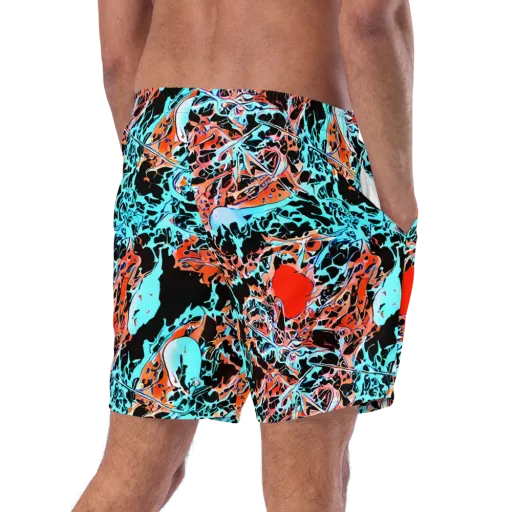 Liquid Mayhem on a Swim Trunks