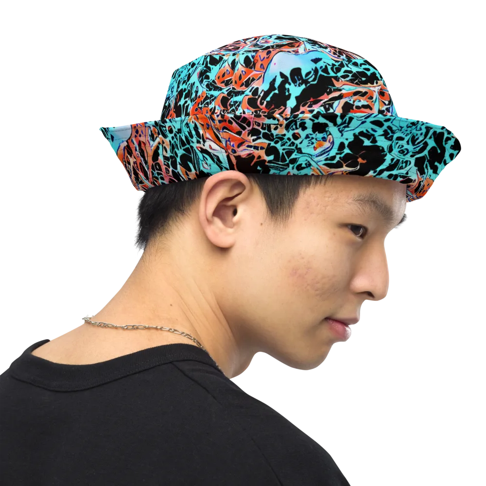 Liquid Mayhem on Reversible Bucket Hat — Right Outside