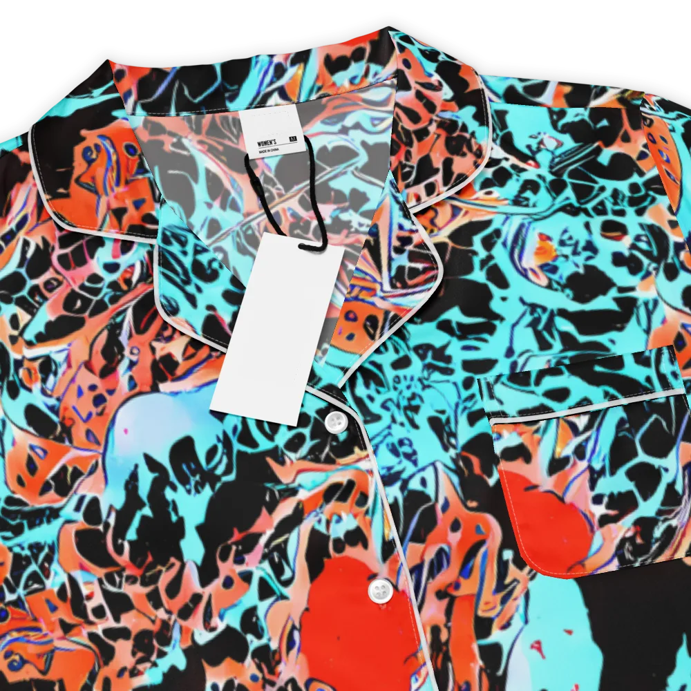 Liquid Mayhem on Women's Short Sleeve Pajama Top — Product details