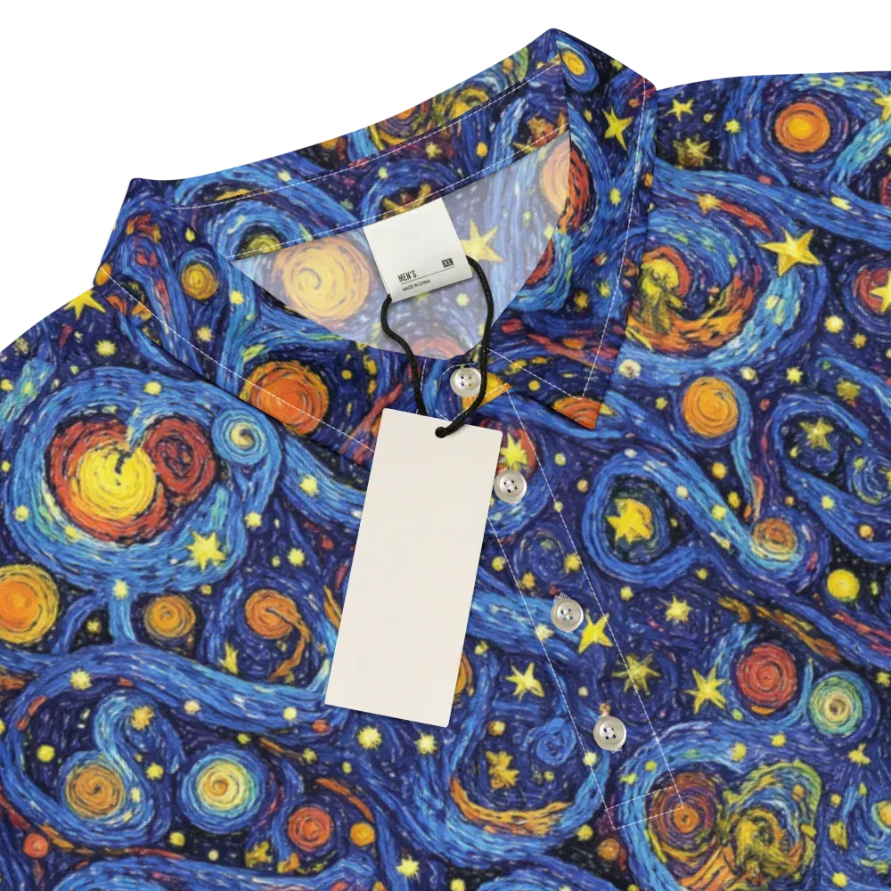 Starry Tempest on Men's Slim Fit Polo Shirt — Product details