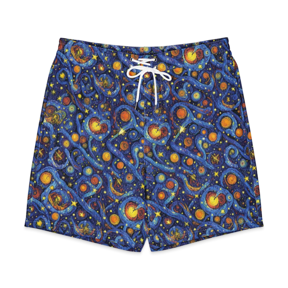 Starry Tempest on Men's Board Shorts — Front