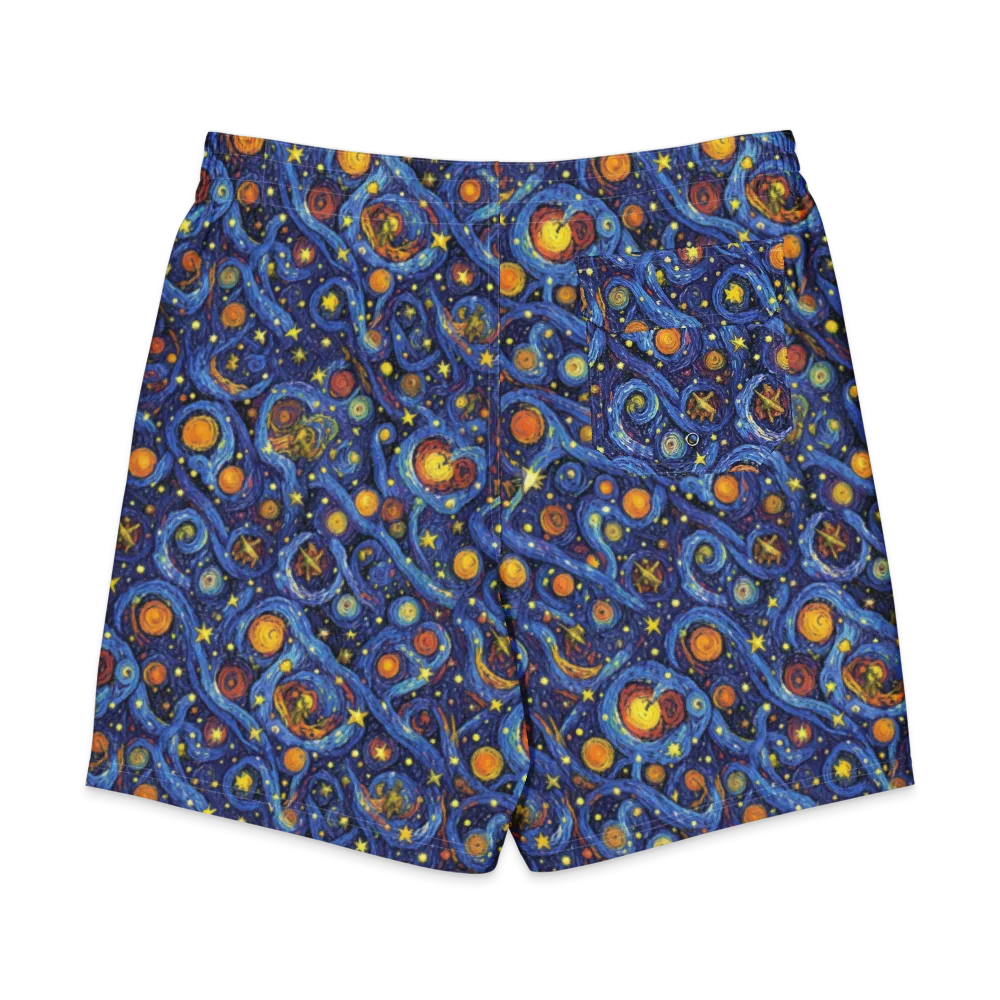 Starry Tempest on Men's Board Shorts — Back
