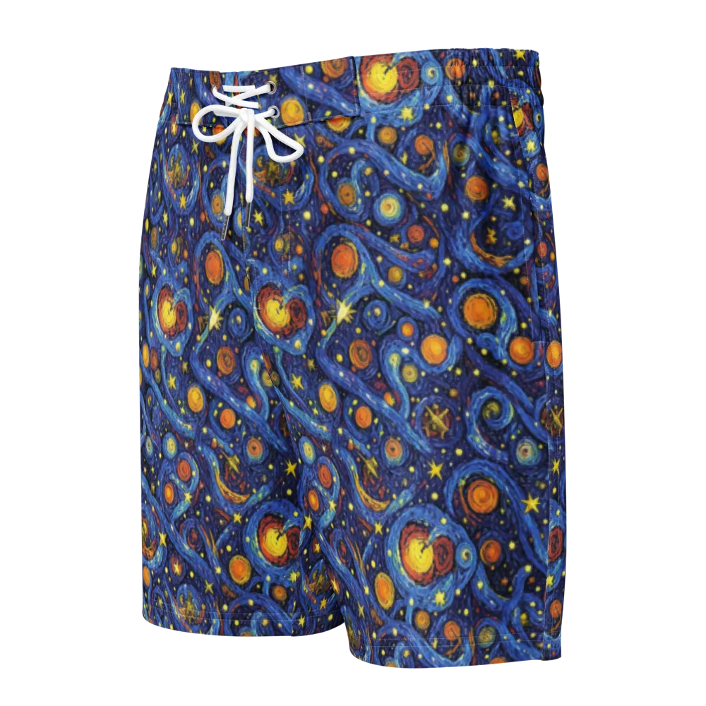 Starry Tempest on Men's Board Shorts — Front