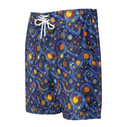 Starry Tempest on a Men's Board Shorts