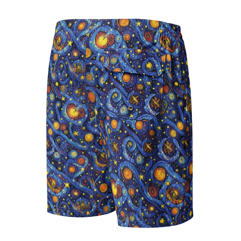 Starry Tempest on Men's Board Shorts — Back