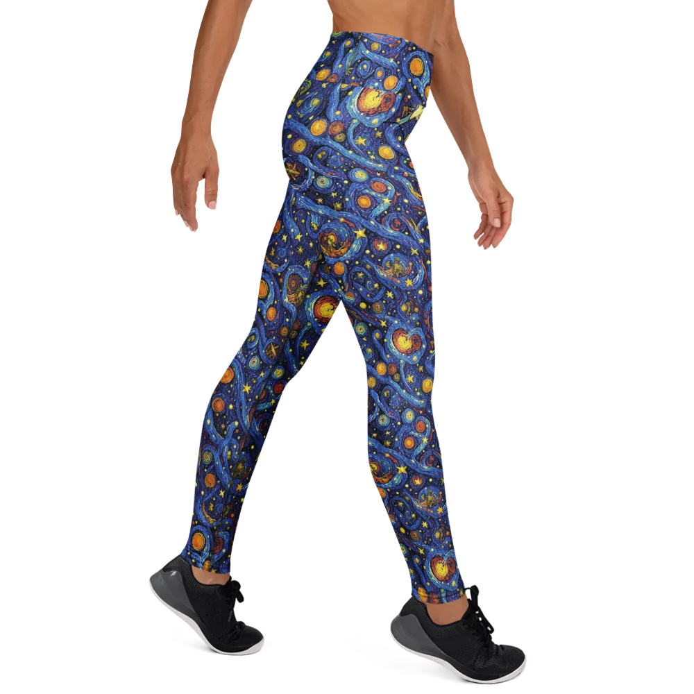 Starry Tempest on Yoga Leggings — Right