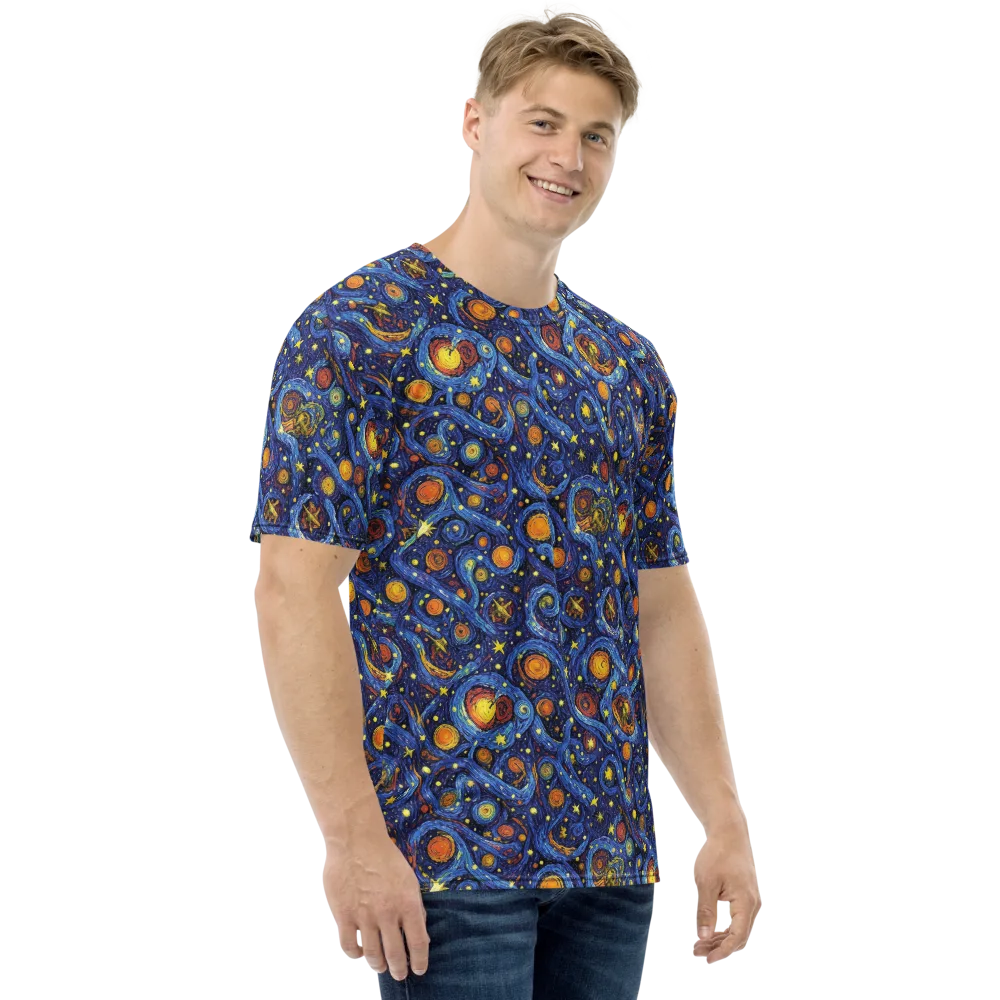 Starry Tempest on Men's Crew Neck T-Shirt — Right