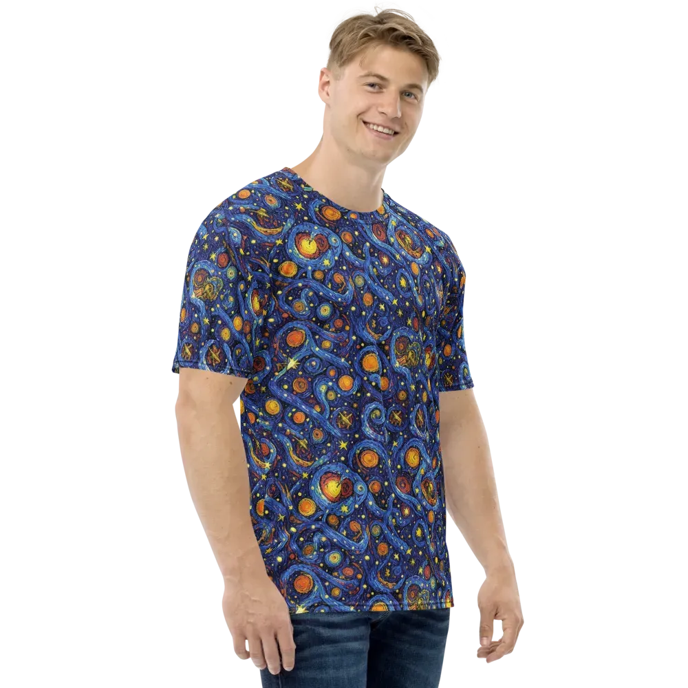 Starry Tempest on Men's Crew Neck T-Shirt — Right